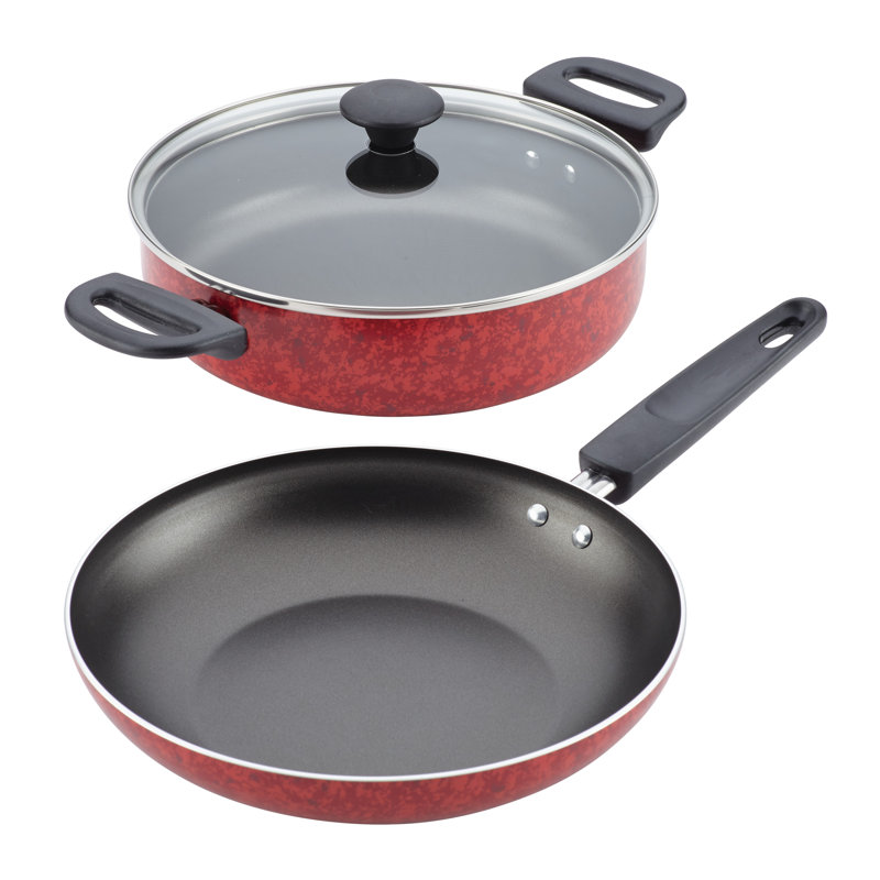 Farberware 3 Piece NonStick Aluminum Cookware Set & Reviews Wayfair